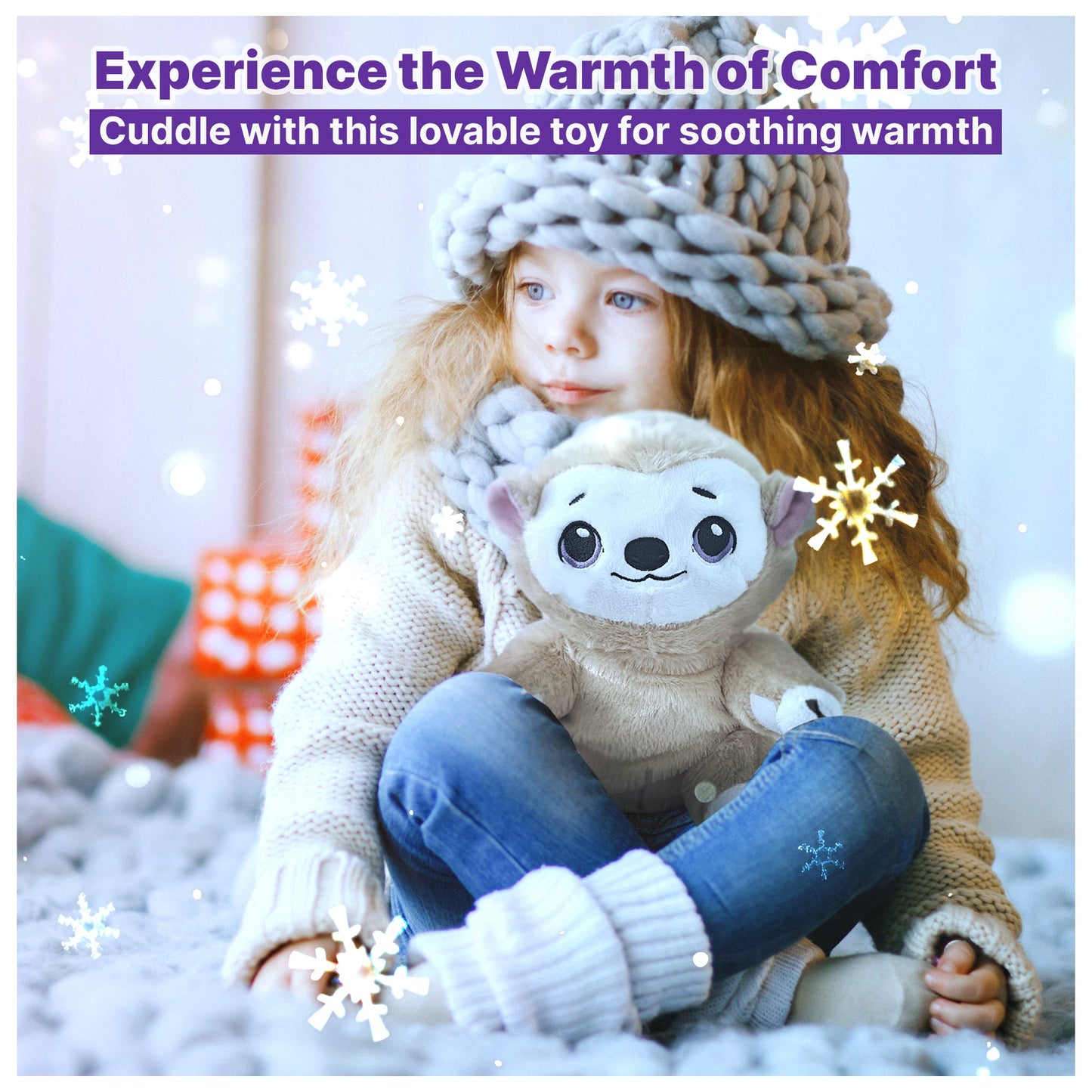 Flora Warmth Lavender Scented Plush Toy with Heating Pad & Eye Mask – Soothing Comfort for All Ages