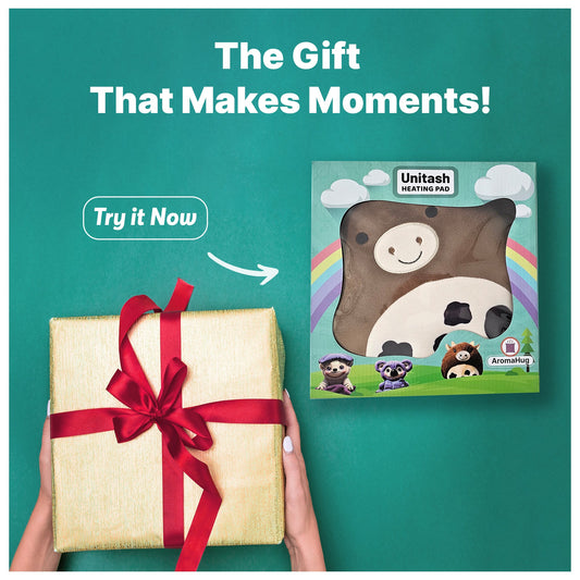 Unitash AromaHug Heating Pad – Microwaveable Plush Comfort Buddy