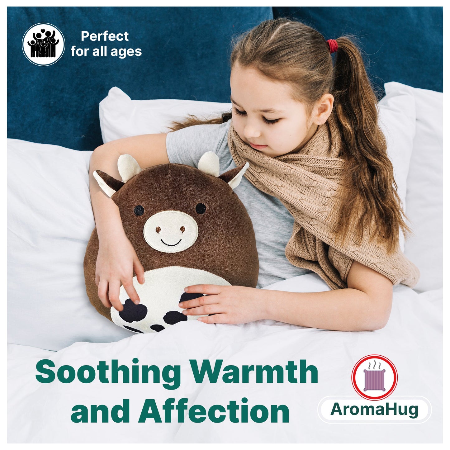 Unitash AromaHug Heating Pad – Microwaveable Plush Comfort Buddy